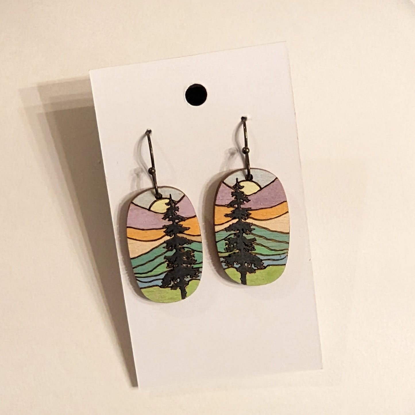 Pine Tree Mountain Earrings