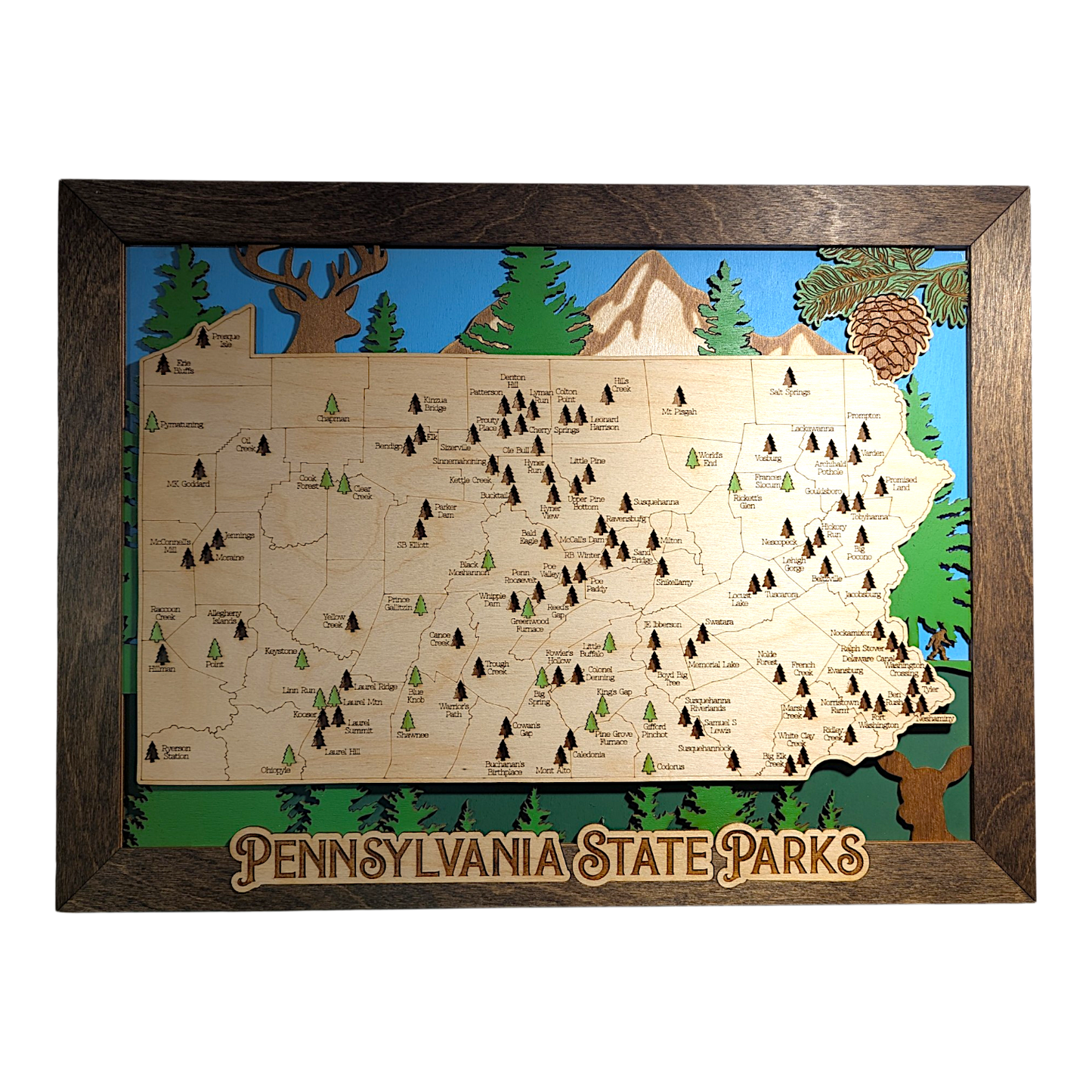 Pennsylvania State Park Map