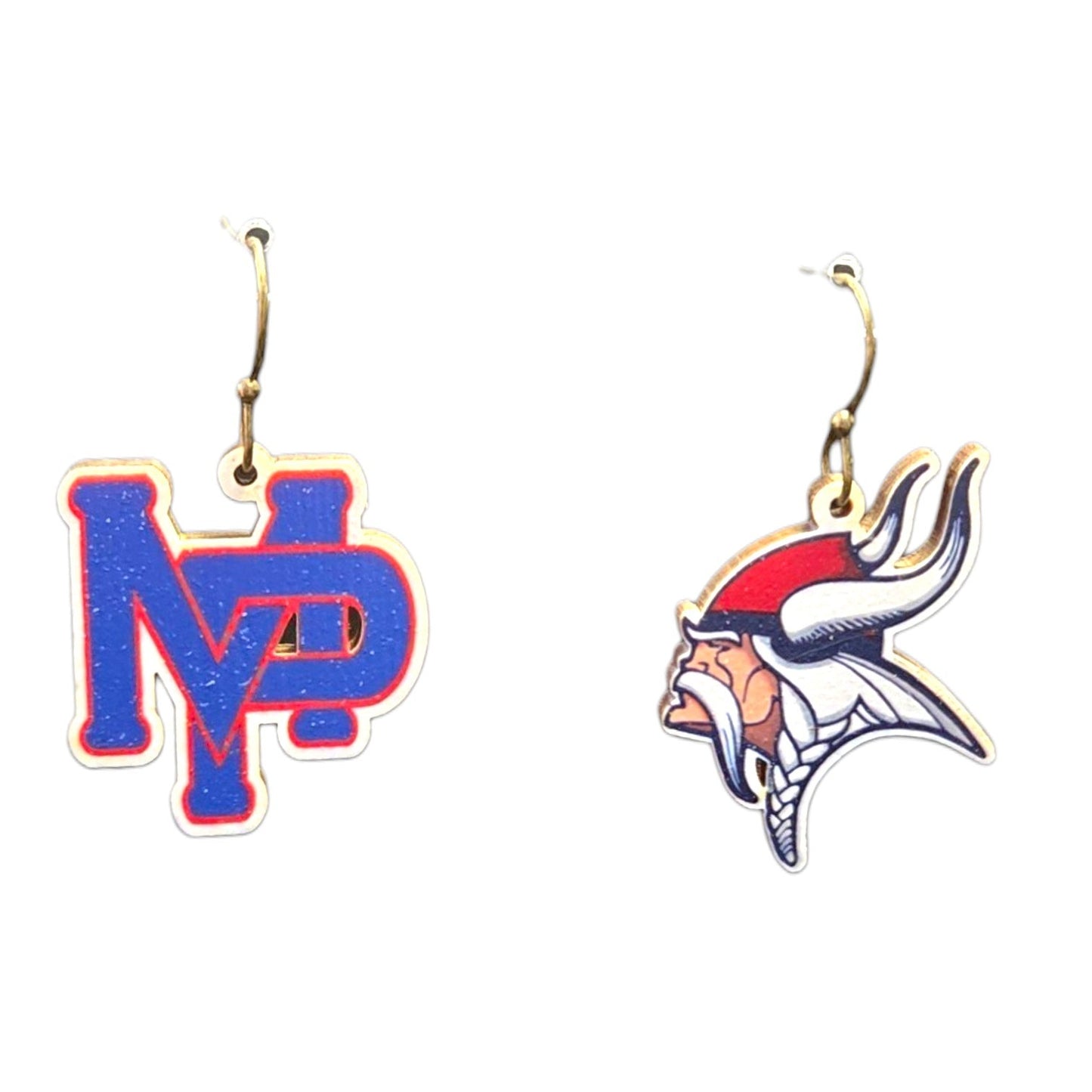 Mount Pleasant Area School Viking Earrings