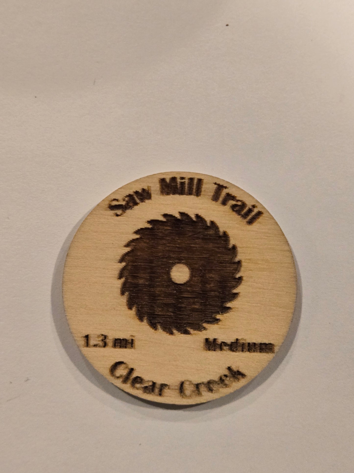 Hiking Trail Token, Clear Creek State Park