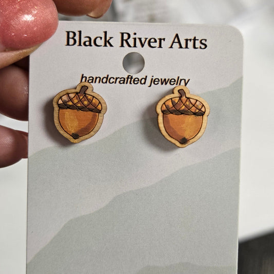 Acorn Stud Earrings