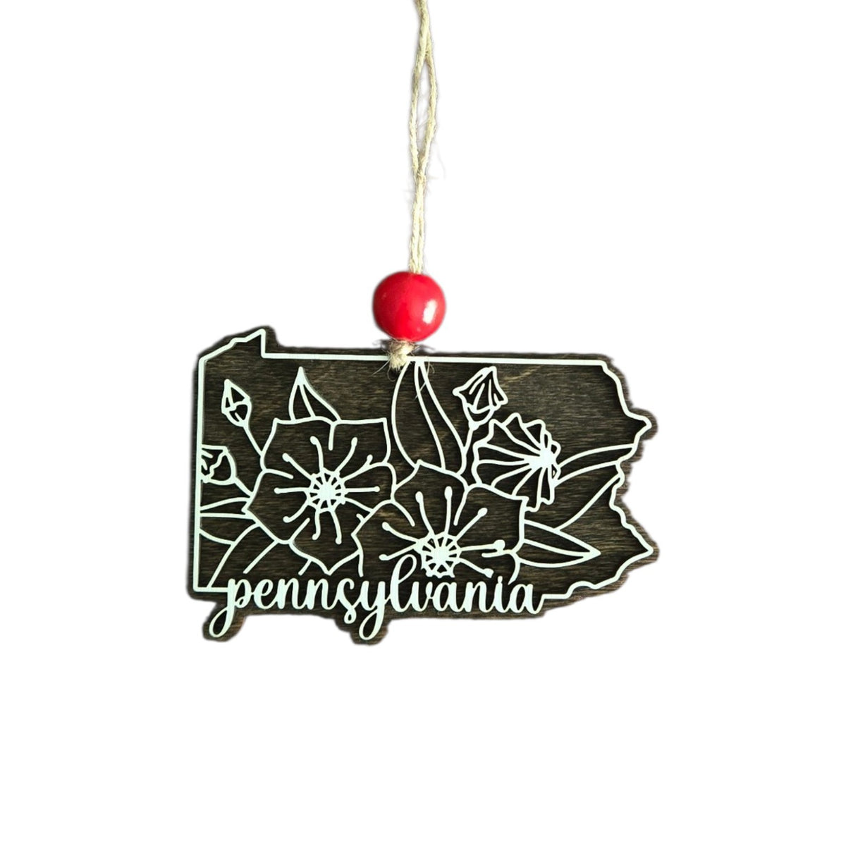 Pennsylvania Mt. Laurel Ornament