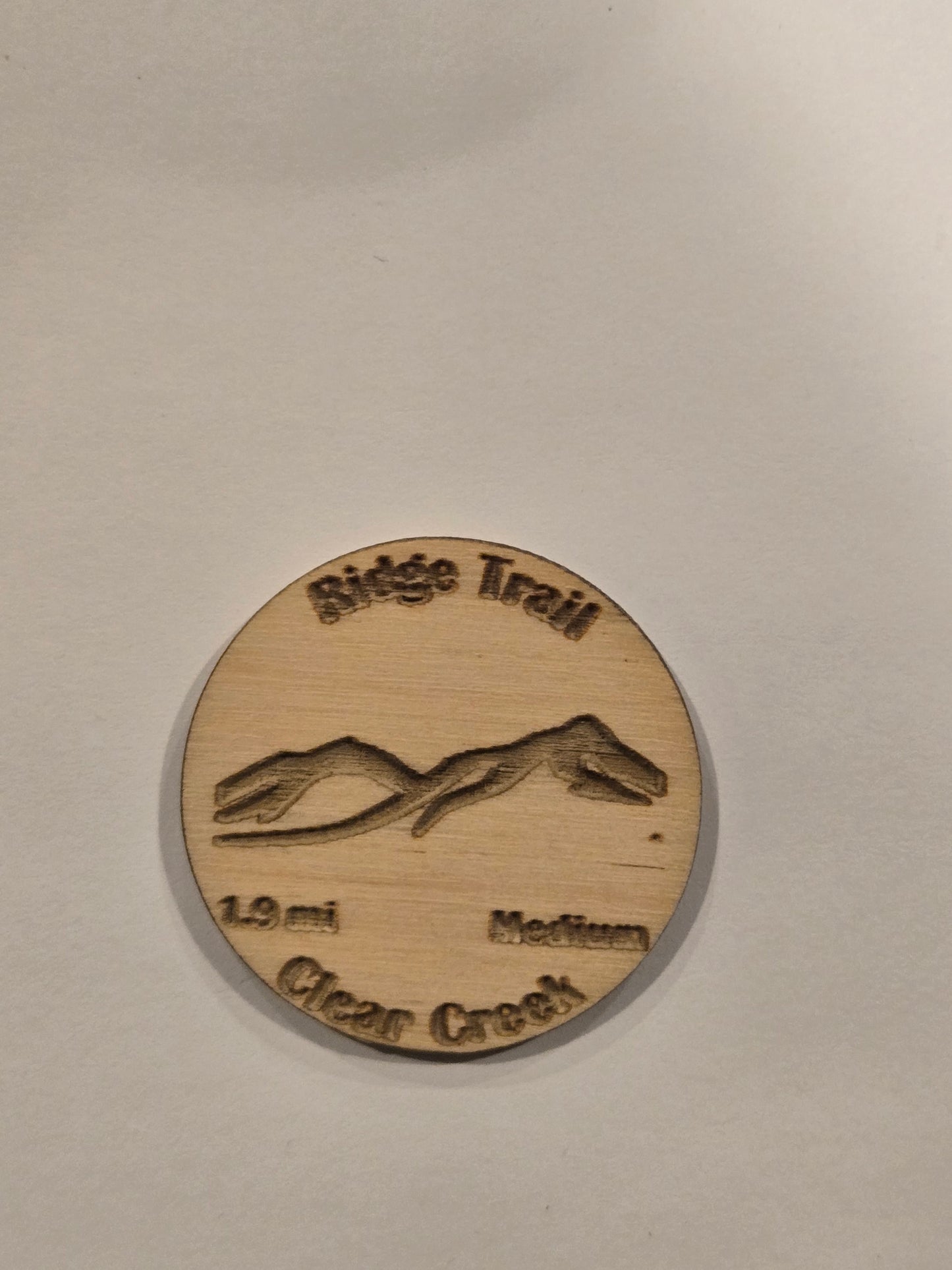 Hiking Trail Token, Clear Creek State Park