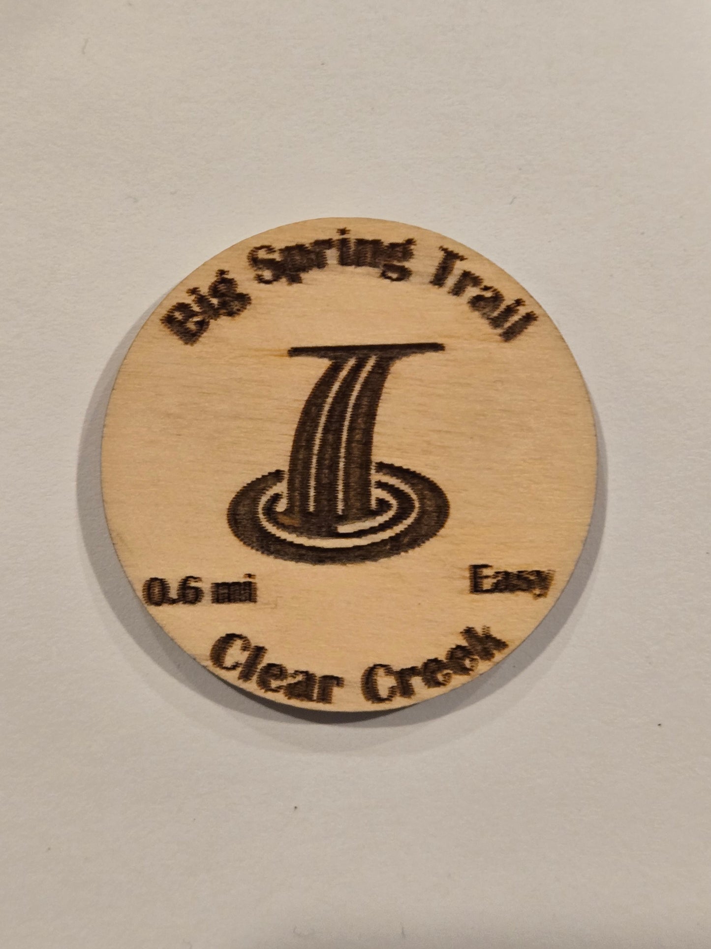 Hiking Trail Token, Clear Creek State Park