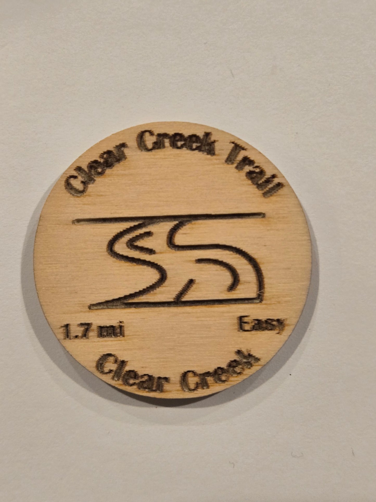 Hiking Trail Token, Clear Creek State Park