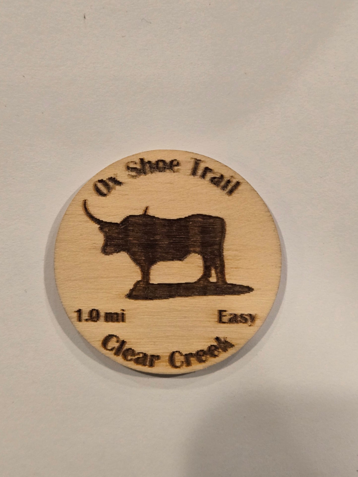 Hiking Trail Token, Clear Creek State Park