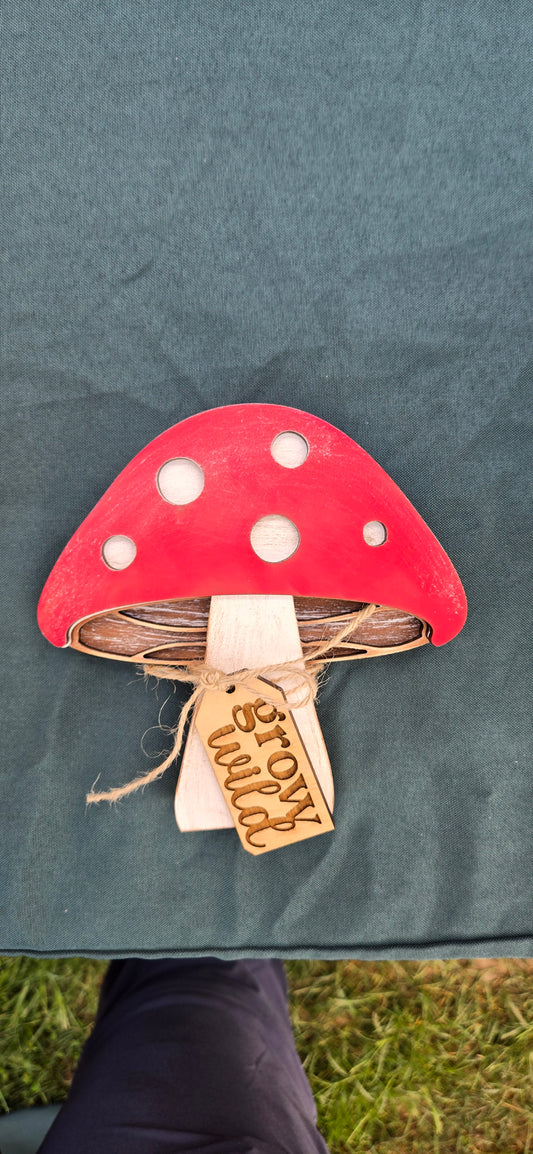 Mushroom Grow Wild Tabletop Display