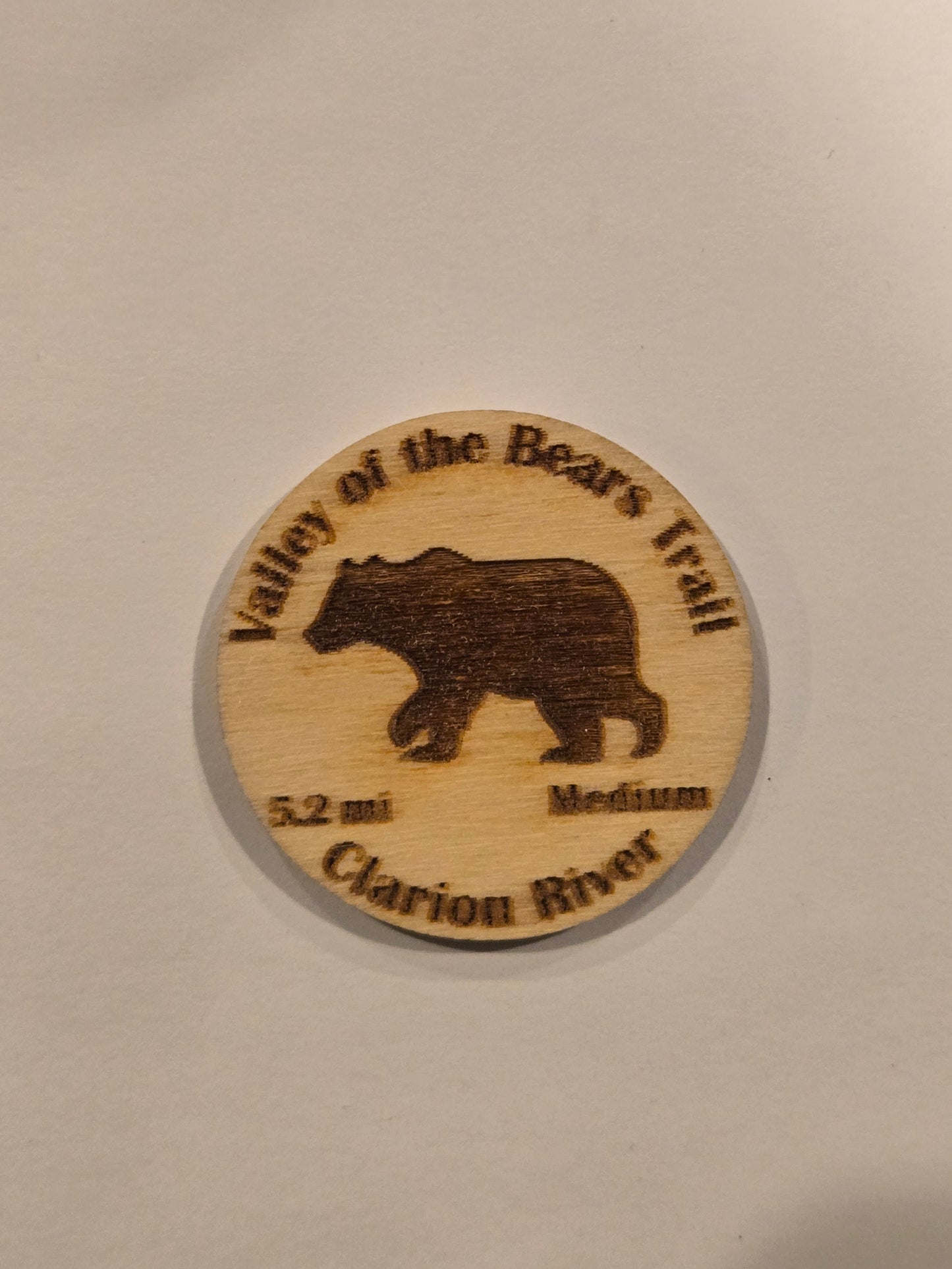 Hiking Trail Token, Clear Creek State Park