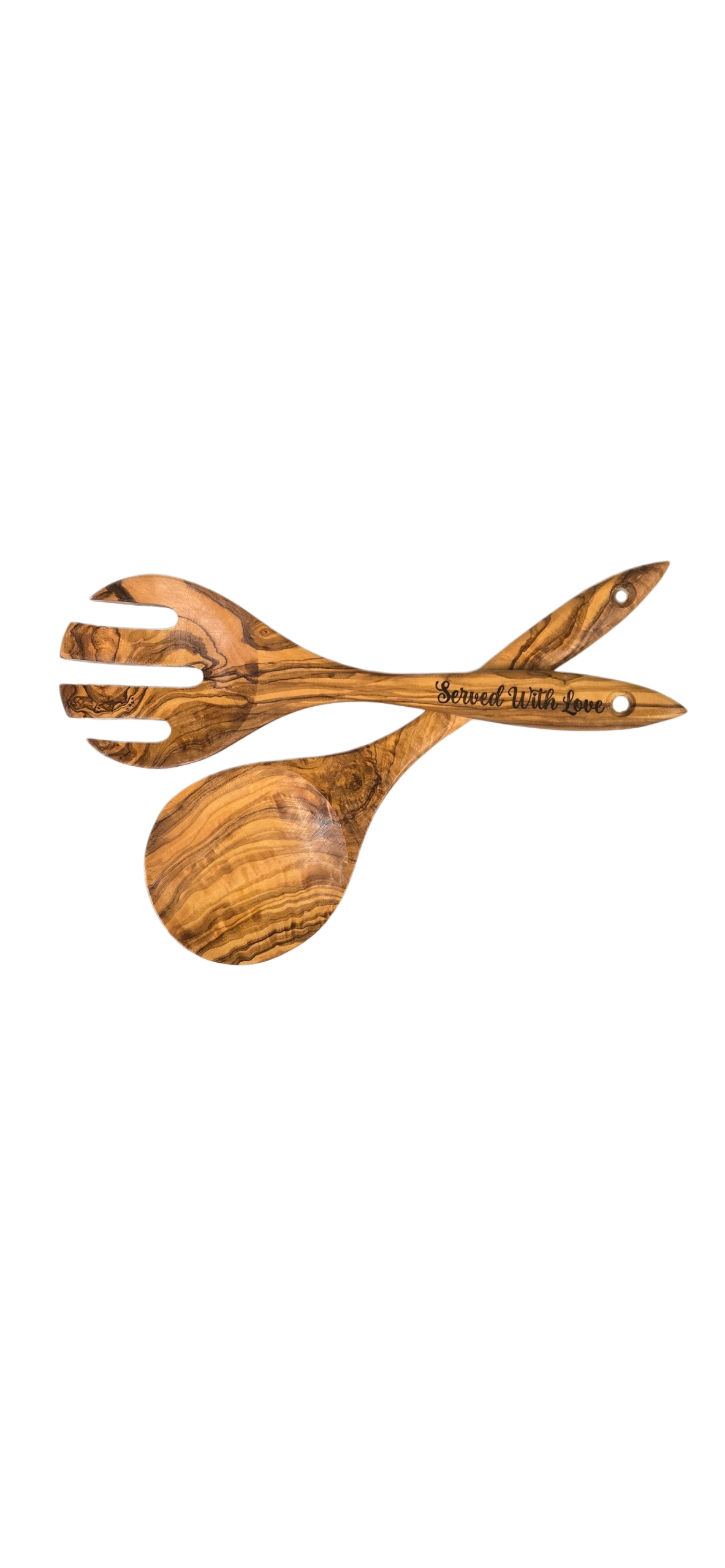 Salad Set Olive Wood