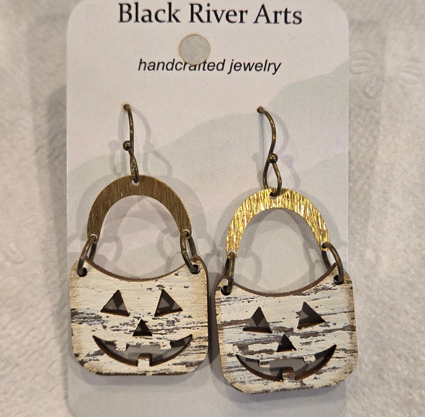 Jack O Lantern Dangle Earrings