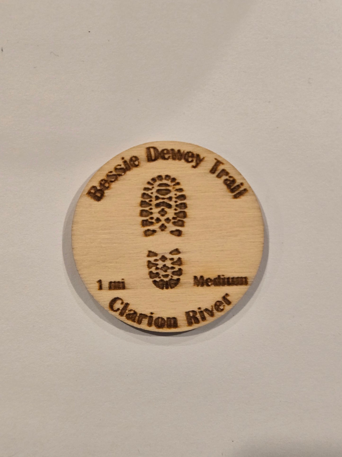 Hiking Trail Token, Clear Creek State Park