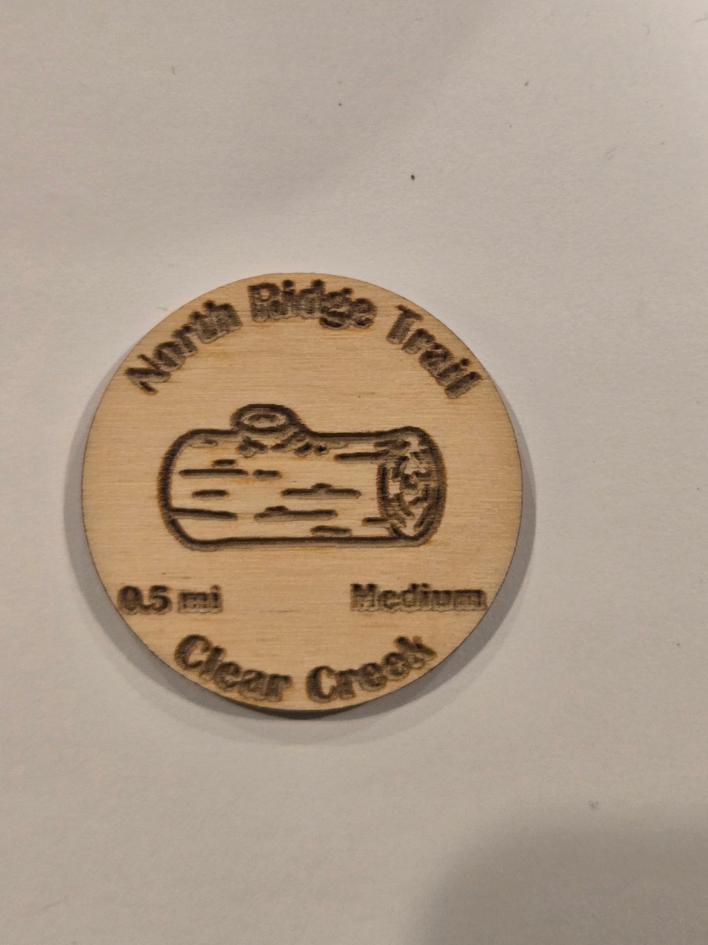 Hiking Trail Token, Clear Creek State Park