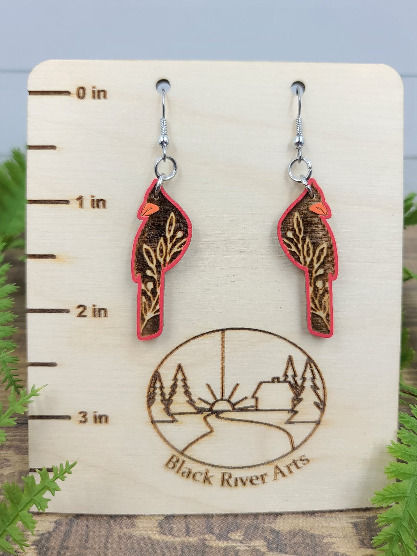 Cardinal Filigree Earrings