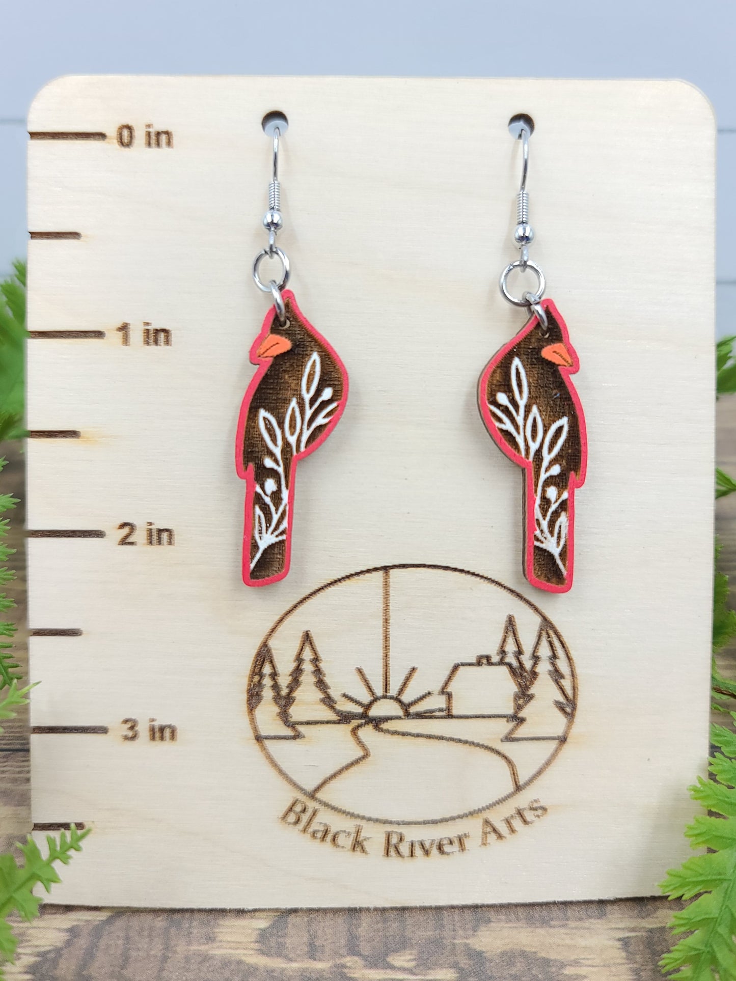 Cardinal Filigree Earrings