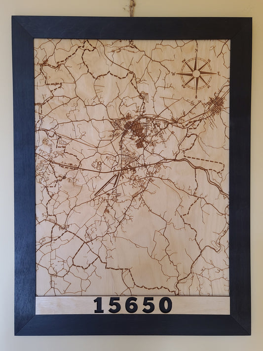 Latrobe 15650 PA Map