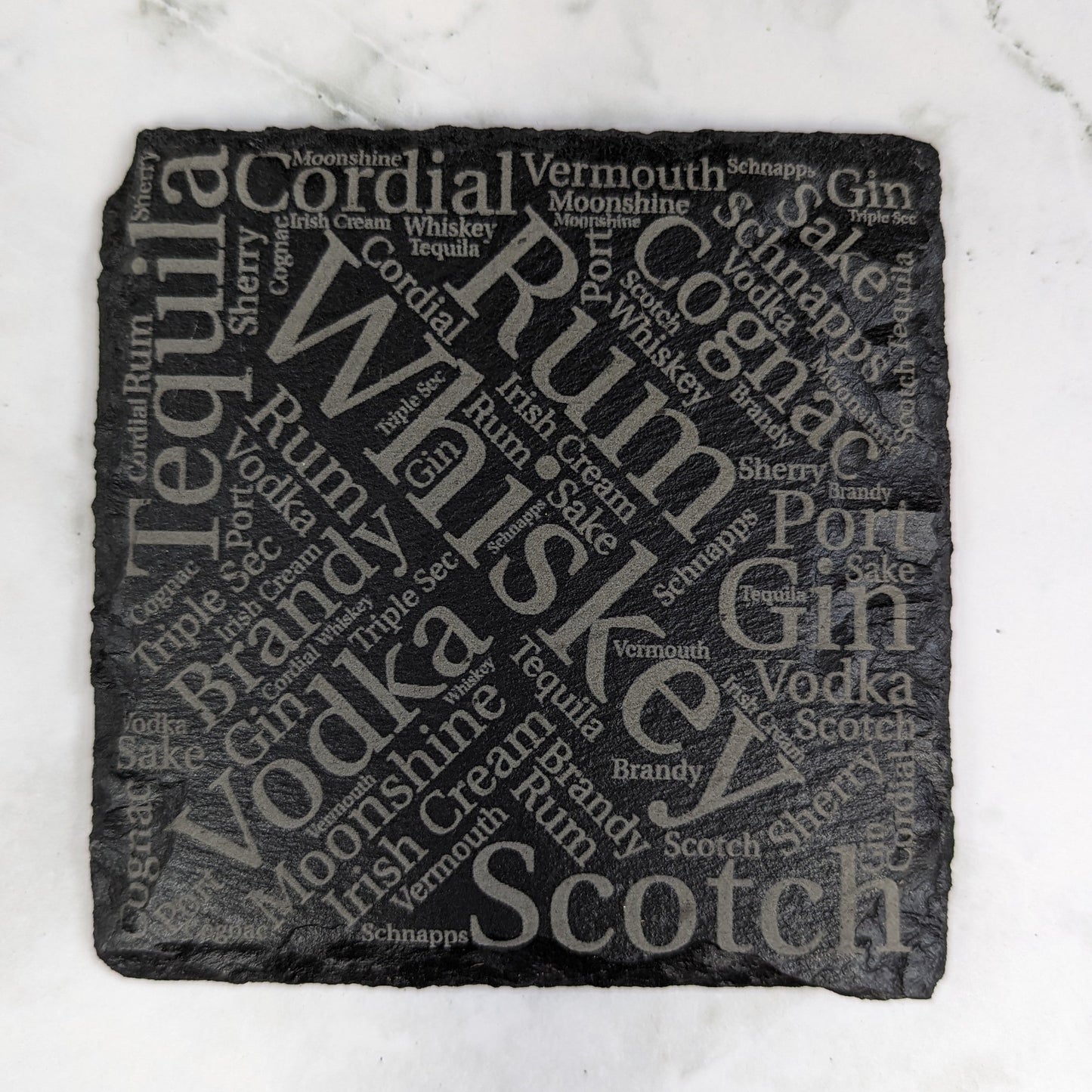 Adult Beverage Slate Coasters