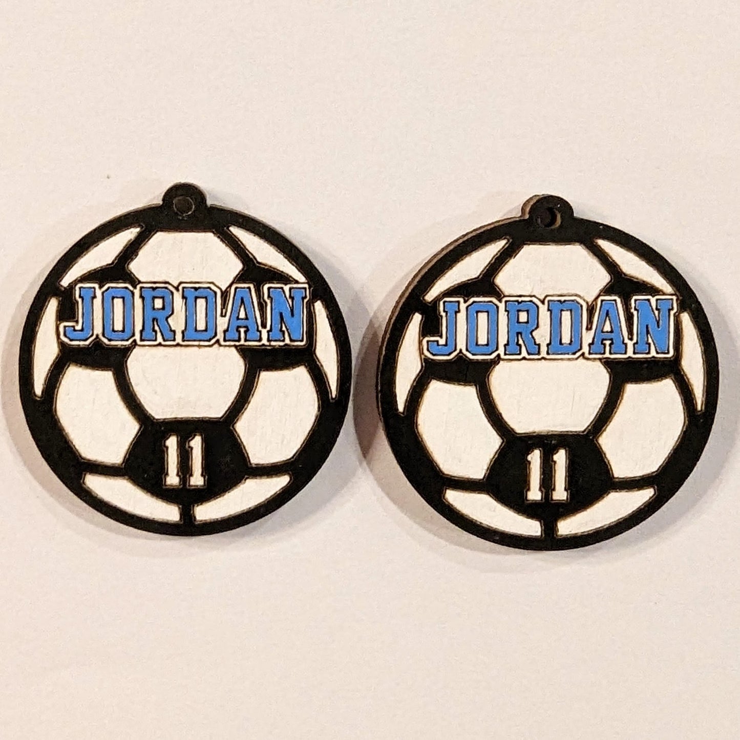 Personalized Soccer Earrings