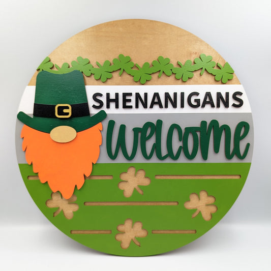 Shenanigans Welcome 15" Sign