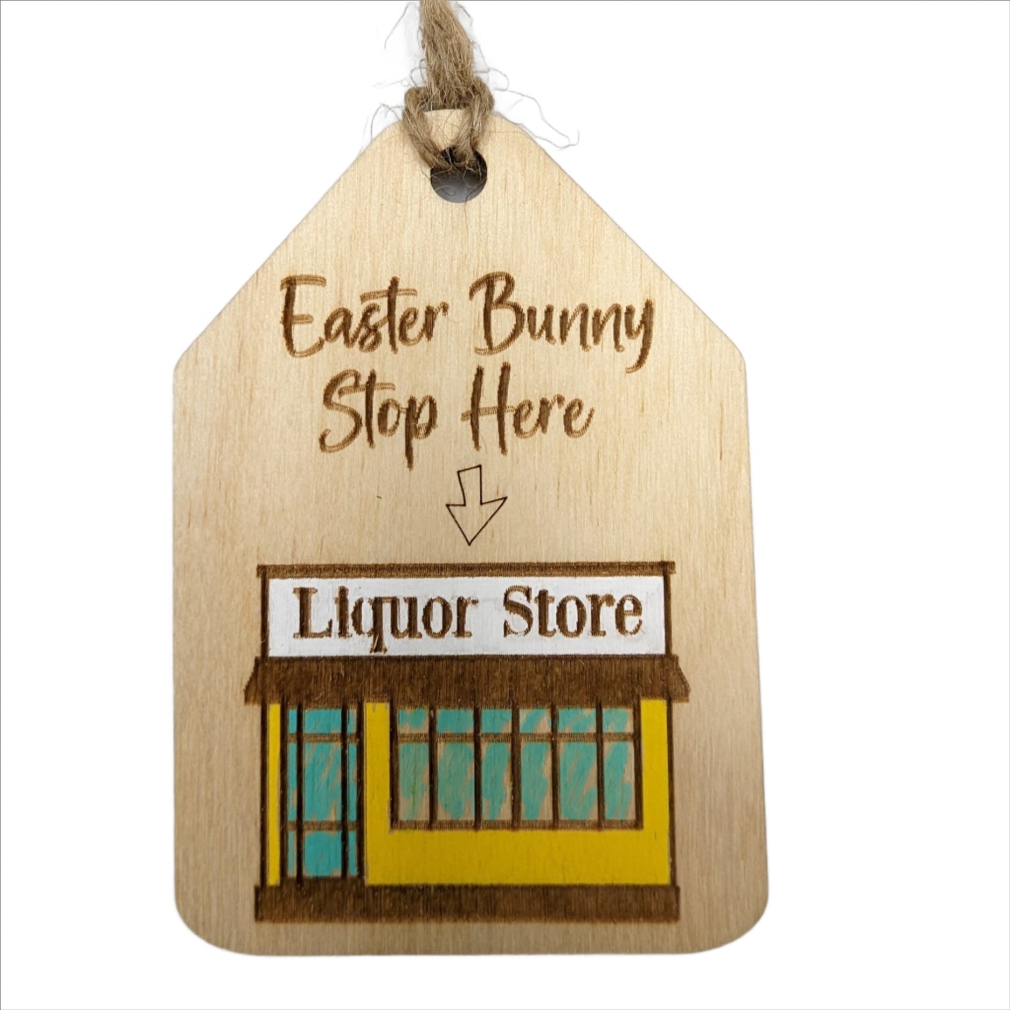 Easter Wine Gift Tag