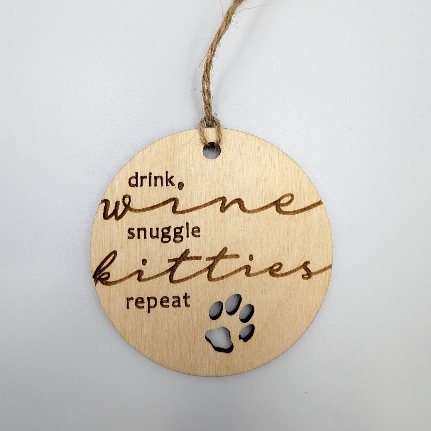 Dog Cat Wine Gift Tag